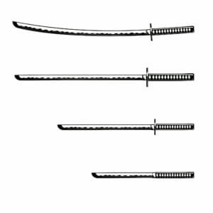 Darstellung Samuraischwerter
