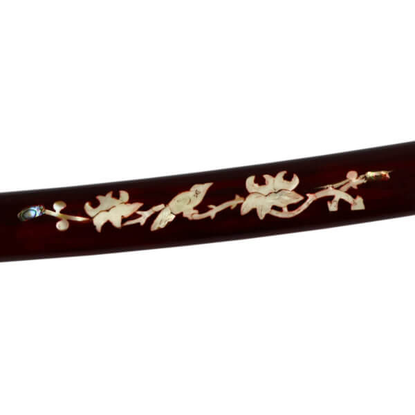 Wakizashi 1095 Stahl Niku Klinge aufwändige Einarbeitung in Saya - Image 4