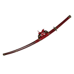Sabre de samouraï Tachi en acier au carbone 1095 trempé à l'argile