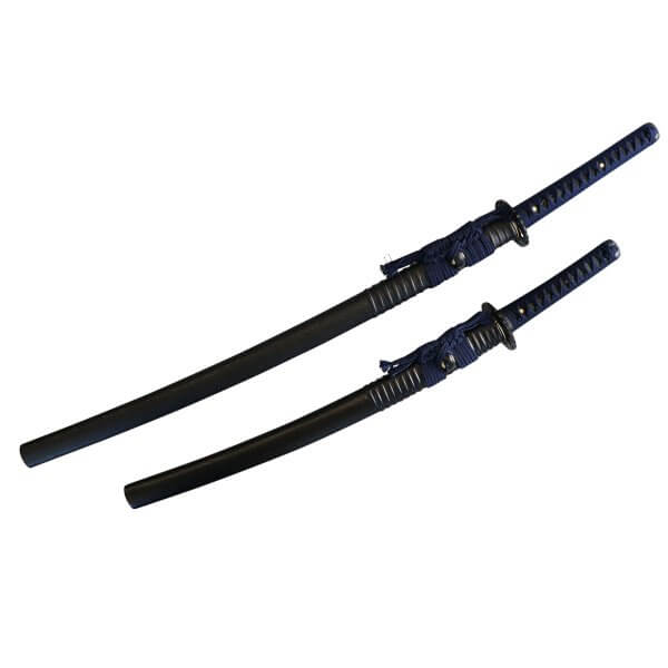 Tsurumaru Daisho Katana Wakizashi mit Sendan Saya und Ishime Lackierung - Image 2