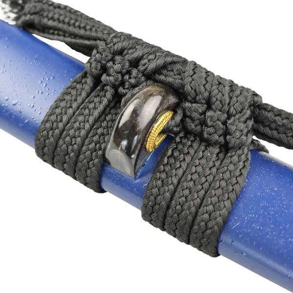 Saya Schwertscheide Ishime Blau für Wakizashi – Bild 2