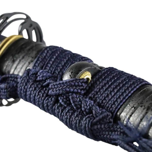 Tsurumaru Daisho Katana Wakizashi mit Sendan Saya und Ishime Lackierung - Image 8