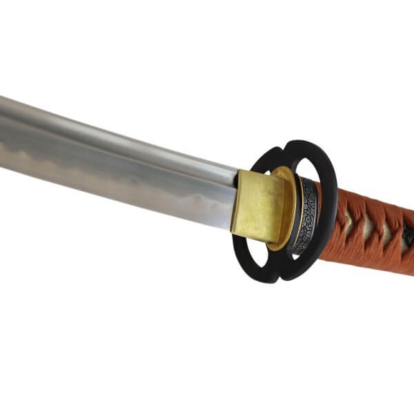 Katana Samurai Schwert scharf Musashi Gestaltung T8 Klinge aus Metall mit Lehmhärtung - Image 4