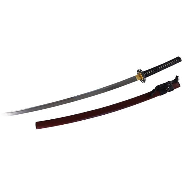 Katana 1095 Stahl scharf mit Lehmhärtung Saya mit Ishime Lackierung - Image 2