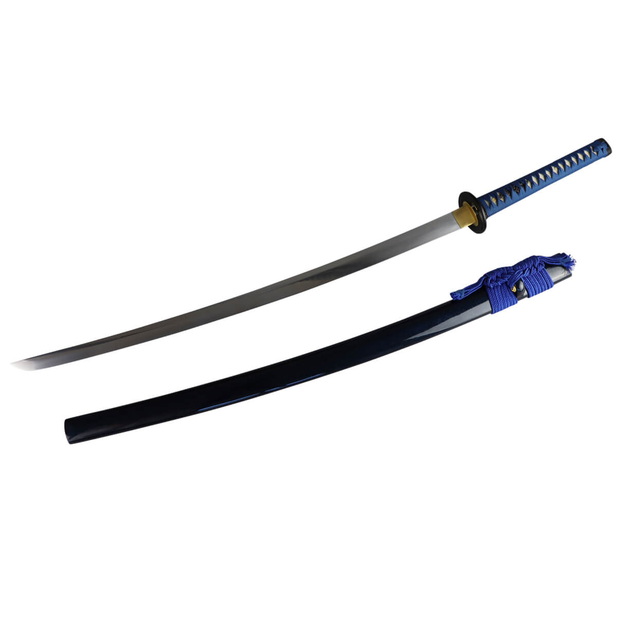 Katana Aoi Domoe Samuraischwert – Federstahlklinge, Sehr Scharf, Für Schnittübungen