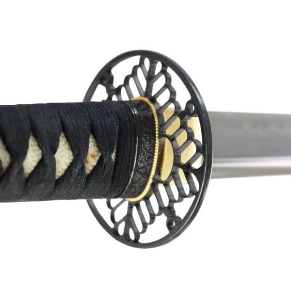 Katana 1095 Stahl scharf mit Lehmhärtung Saya mit Ishime Lackierung - Image 4