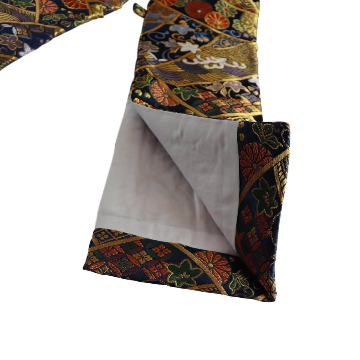 Schwertbeutel Premium aus Japan für Katana Blau mit Muster - Image 4