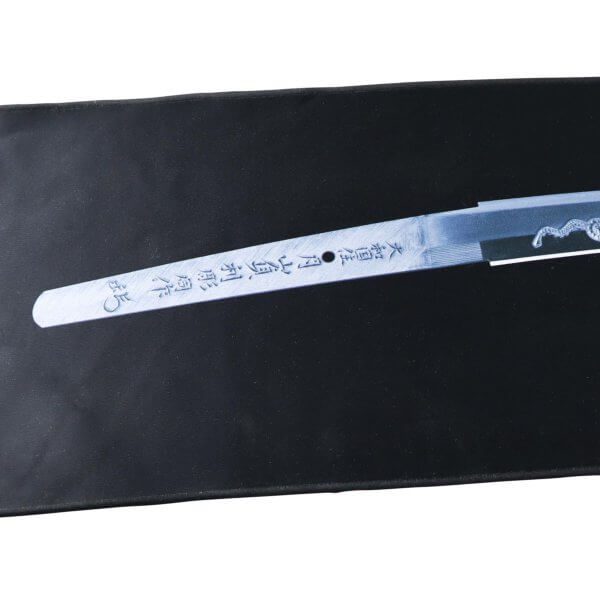 Schwertpflege Unterlage mit Kunstdruck Sadatoshi Gassan Katana - Image 2