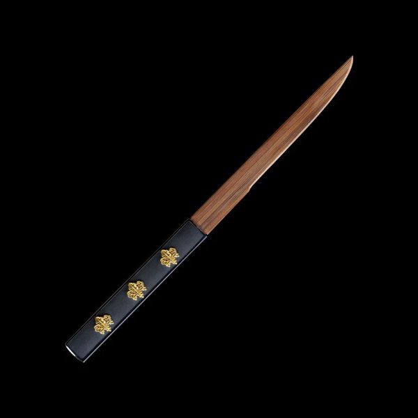 Japanisches Tanto von Yoshihiro (Tribut an Bizen Osafune Kagemitsu) in Aikuchi Koshirae - Image 16