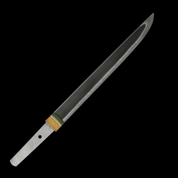 Japanisches Tanto von Yoshihiro (Tribut an Bizen Osafune Kagemitsu) in Aikuchi Koshirae - Image 6