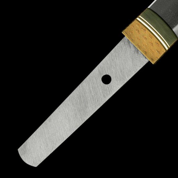 Japanisches Tanto von Yoshihiro (Tribut an Bizen Osafune Kagemitsu) in Aikuchi Koshirae - Image 7