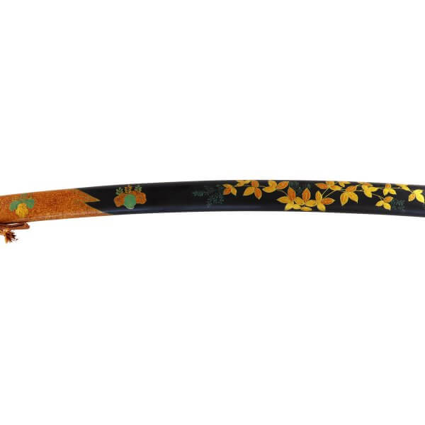 Katana 1095 Stahl mit Paulownia Malerei auf Saya - Image 2