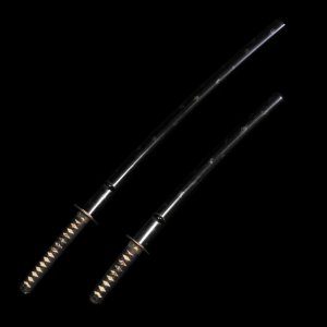 Katana et wakizashi Shinshinto Daisho Set de l'époque Edo de Toshizane avec certification NBTHK Tokubetsu Hozon
