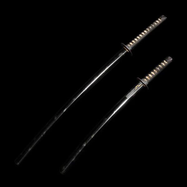 Katana und Wakizashi Shinshinto Daisho Set aus der Edo Zeit von Toshizane mit NBTHK Tokubetsu Hozon Zertifizierung – Image 31