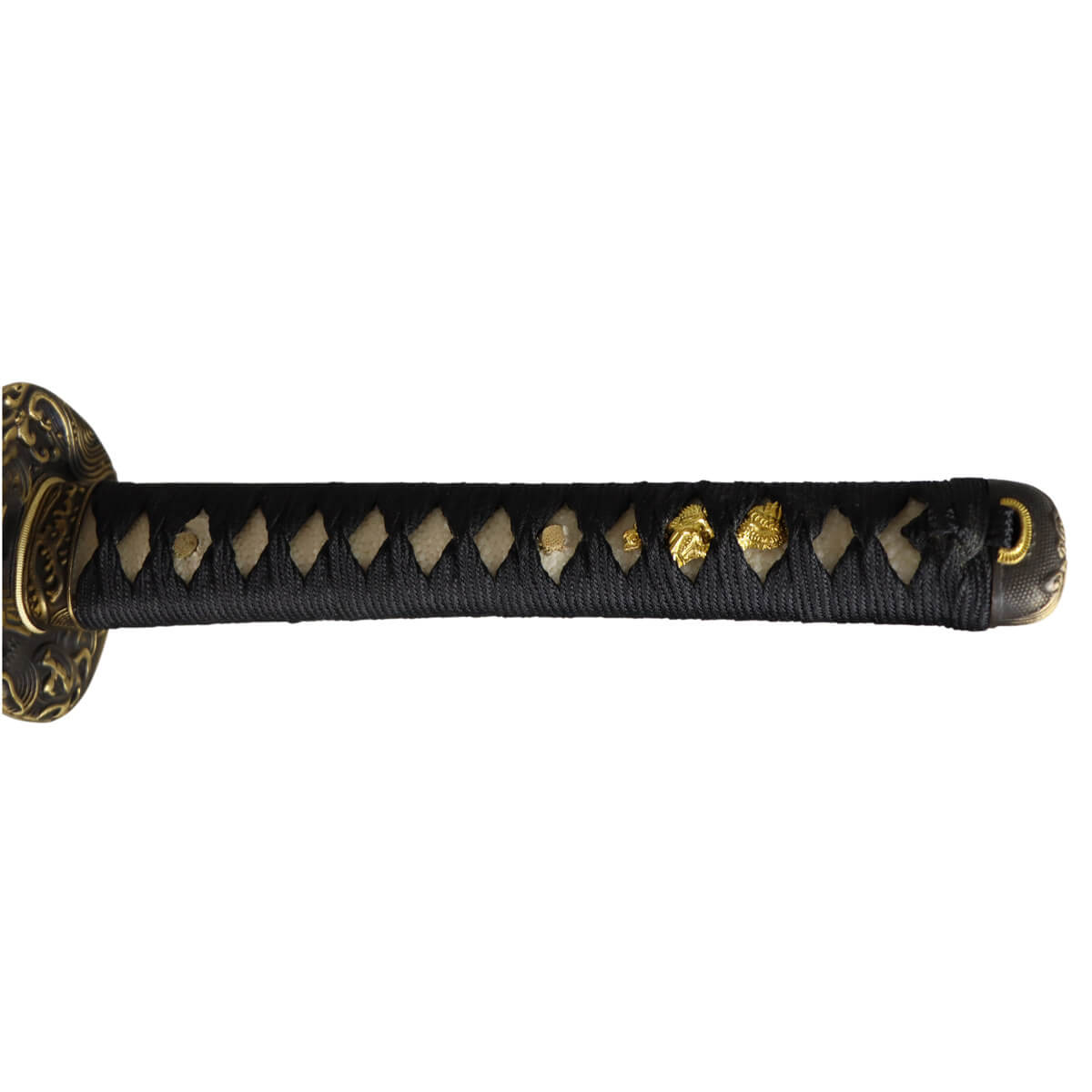 DerShogun Drachen Wakizashi Samuraischwert – Damaszener Stahl – verzierte Saya – Image 3