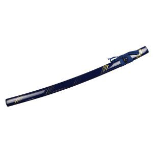 Saya for katana blue with sageo and golden details