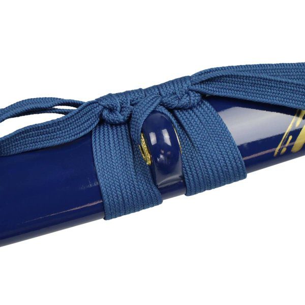 Saya für Katana blau mit Sageo und goldenen Details - Image 2