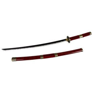 Katana déco avec lame en bois Sandai Kitetsu Roronoa Zoro One Piece sabre samouraï émoussé