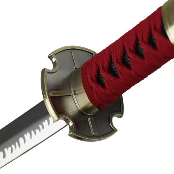 Deko Katana mit Holzklinge Sandai Kitetsu Roronoa Zoro One Piece Samurai Schwert stumpf - Image 3