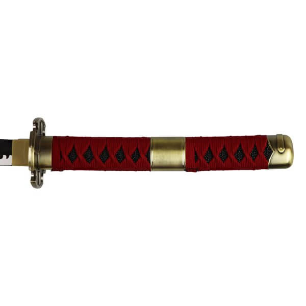 Deko Katana mit Holzklinge Sandai Kitetsu Roronoa Zoro One Piece Samurai Schwert stumpf - Image 4