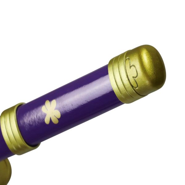 Deko Katana mit Holzklinge Enma Roronoa Zoro One Piece Samurai Schwert stumpf – Image 7