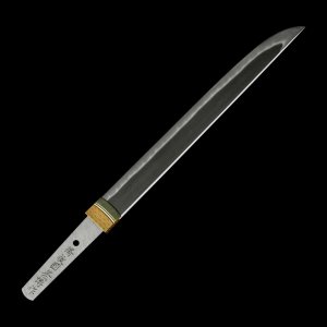 Tanto aus Japan - Kubo Yoshihiro - Mukansa - Tribut an Bizen Osafune Kagemitsu in Aikuchi Montierung