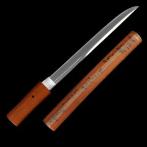 Mumei Koto Tanto mit Sayagaki - Sanjo Yoshinori - aus dem 15. Jahrhundert mit NBTHK Hozon Papieren